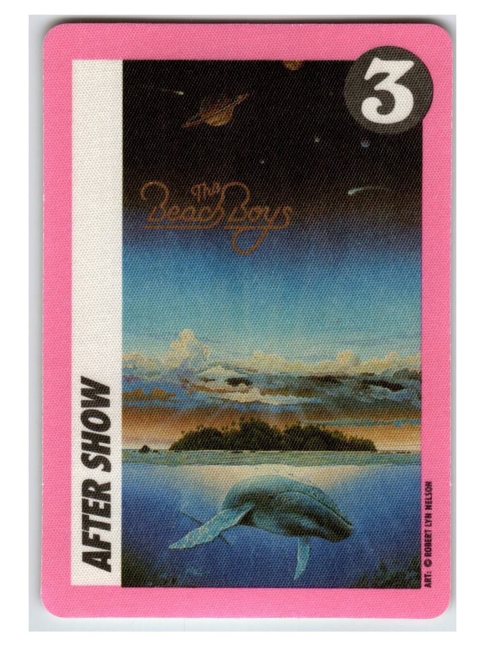 The Beach Boys After Show Robert Lyn Nelson Sticker Collectible #3